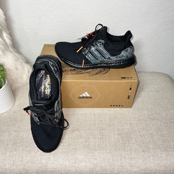 🆕 Adidas Ultra Boost Animal Pack DNA Black Python Sneaker FZ2733 Mens 8/Women 9 - Picture 6 of 12